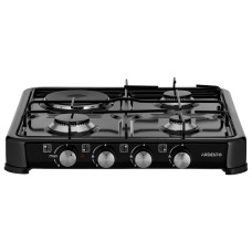 ARDESTO Combi Cooktop CTC-NS5015B, gas type LPG, 3 alum. gas burners, 1 electric heating plate