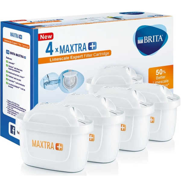 BritaPack 4 MAXTRAplus PLLimescale (for hard water)