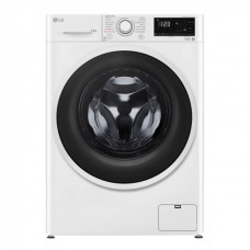 LG WM front load, 8,5kg, 1200, A+++, 48cm, display, steam, invertor, white